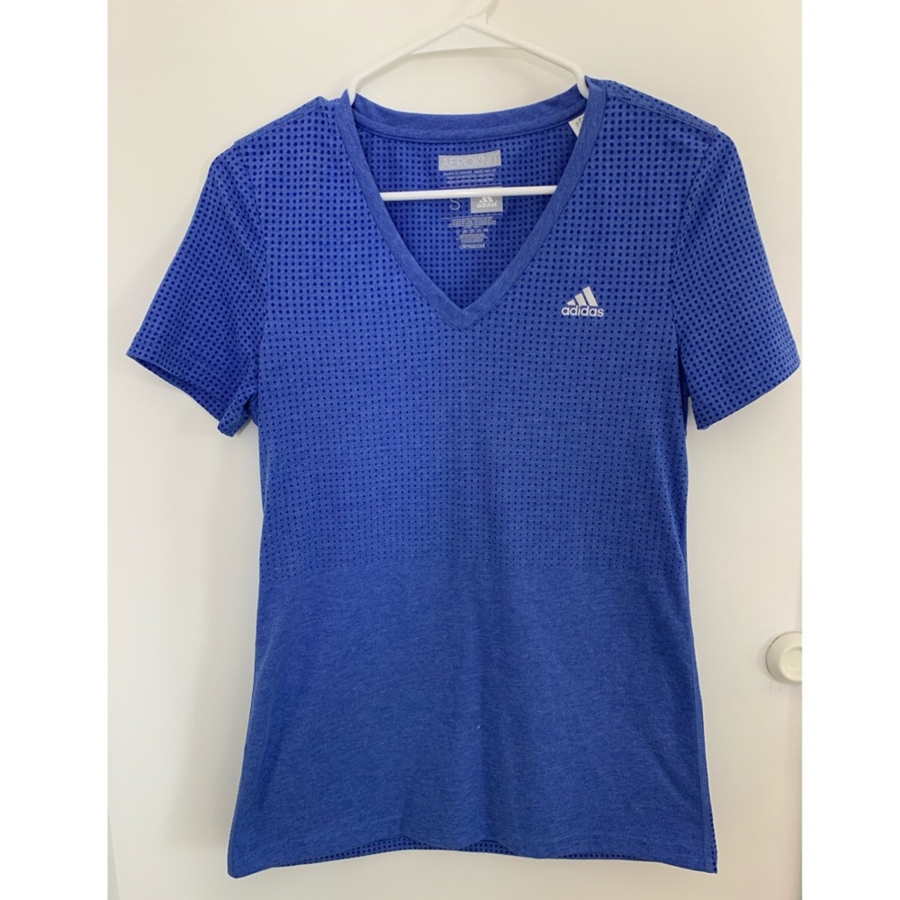 Adidas, Blue, Climacool Top, size small